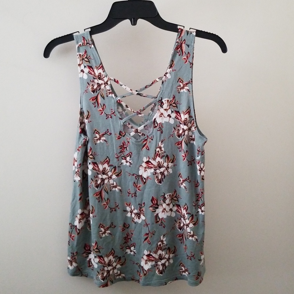 American eagle floral tank top
